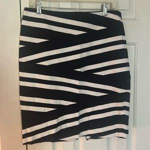 Black and white skirt